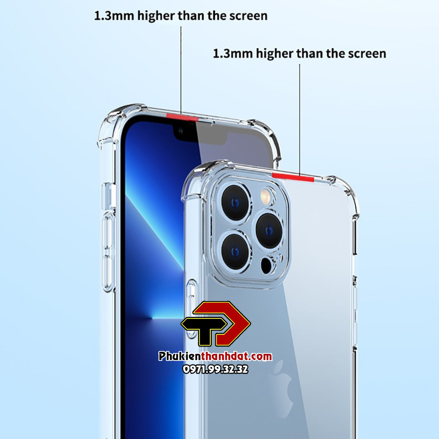 Ốp lưng cho iPhone 14 Pro Max, 14 Pro, 14 Plus, iP 14 silicone dẻo trong suốt chống sốc bảo vệ camera sau
