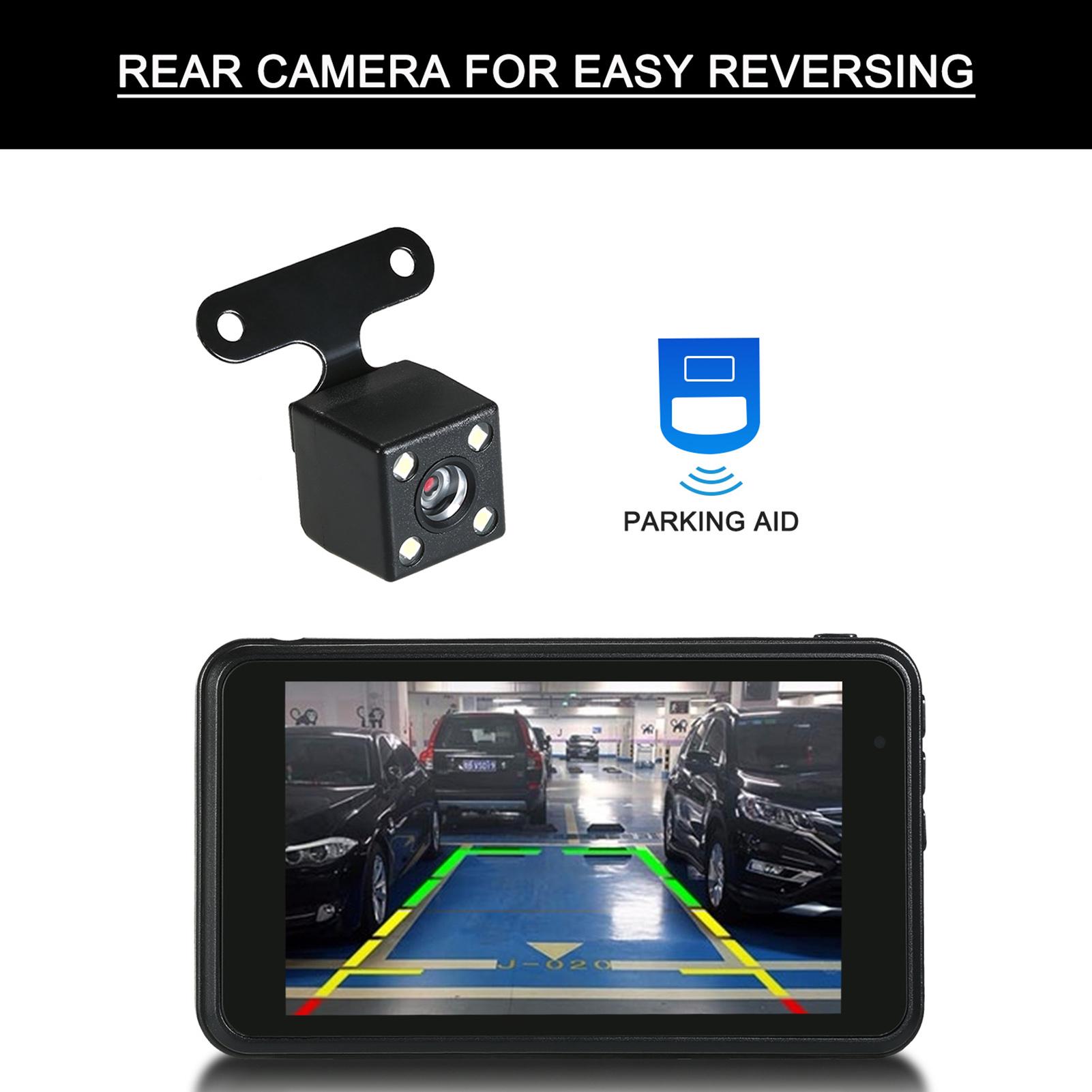 1080P HD Car DVR Dash Cam Car Driving Recorder Dual Len Vehicle Camcorder Loop-cycle Recording G-sensor Motion Detection