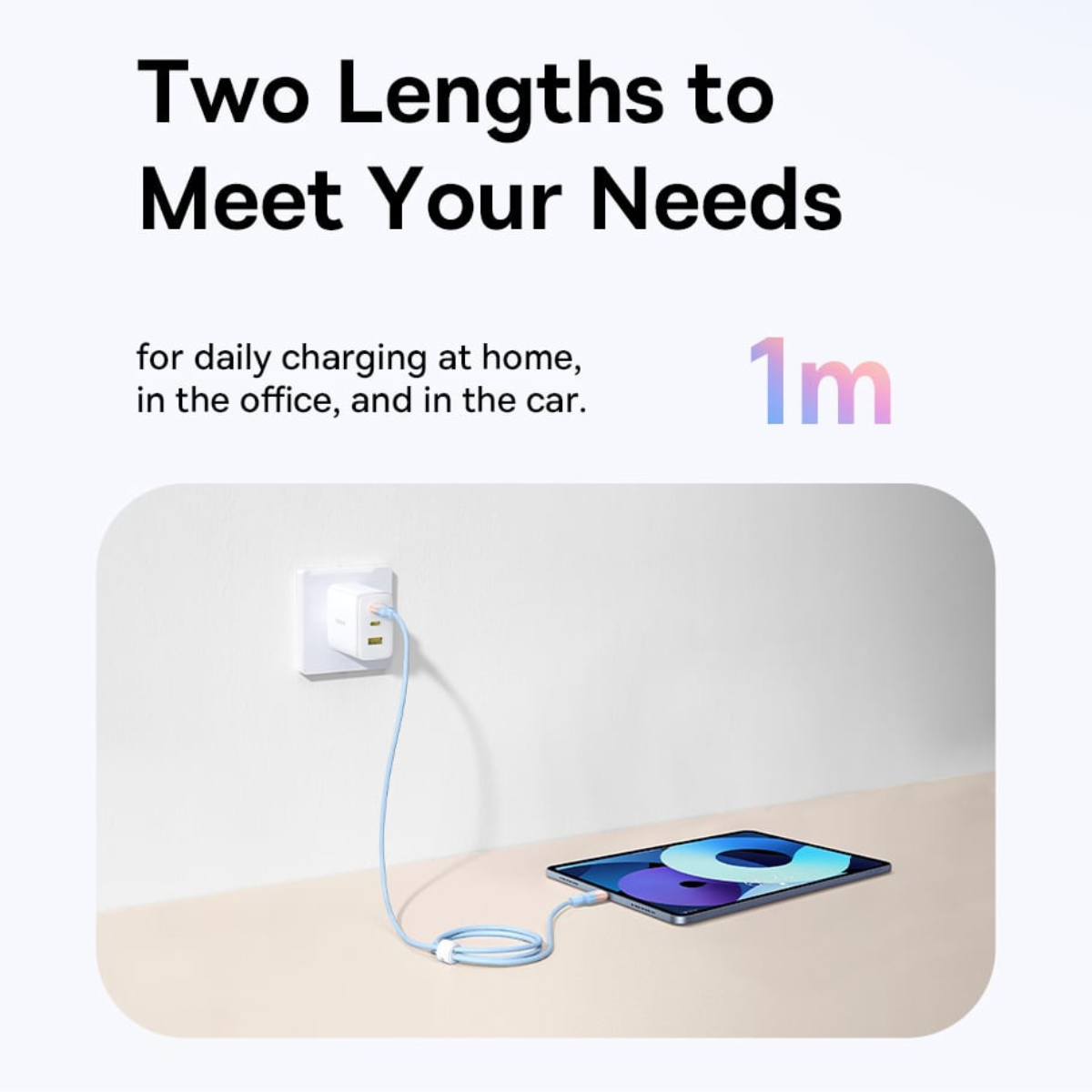 Cáp sạc nhanh Type C to iP 20W Baseus Discolor Series Fast Charging Data Cable - Hàng chính hãng