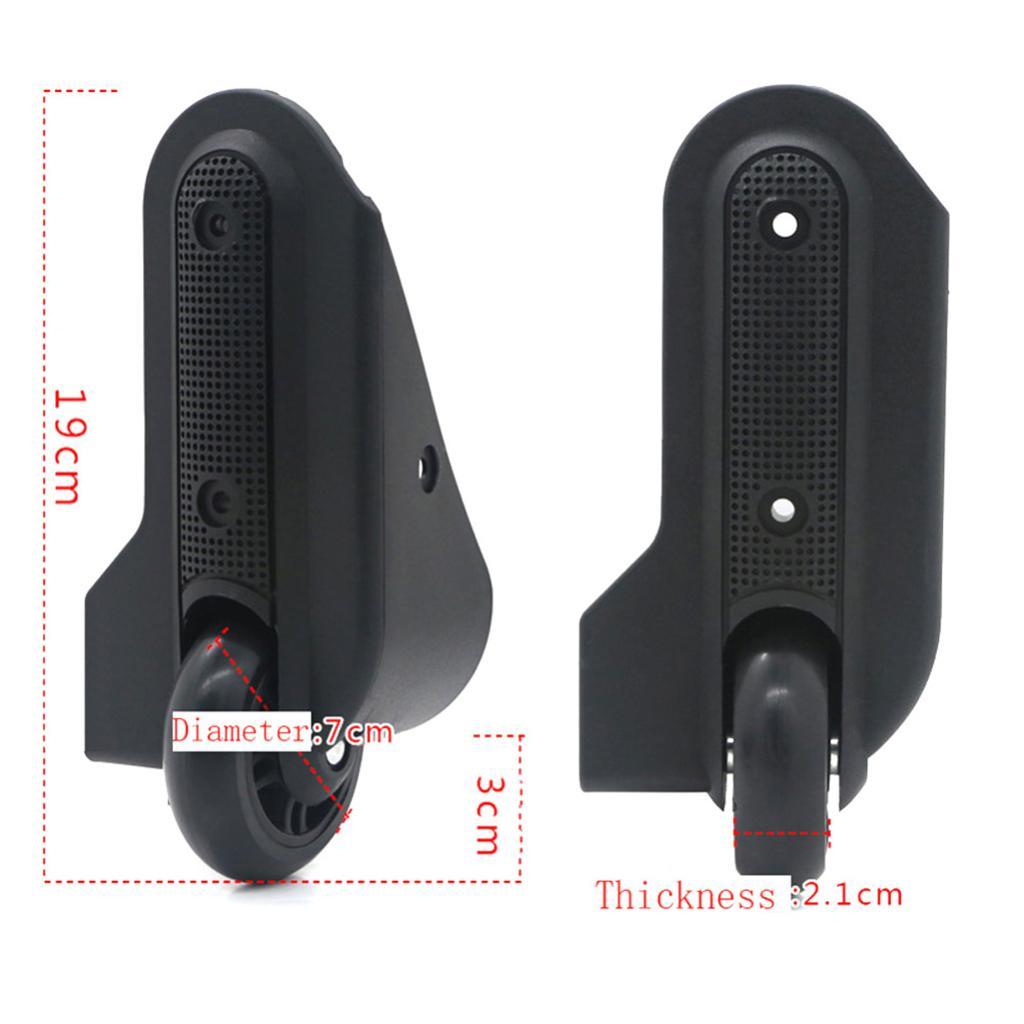 2X 1Pair Replacement Luggage Wheel Suitcase Repair Mute Caster Accessories D047