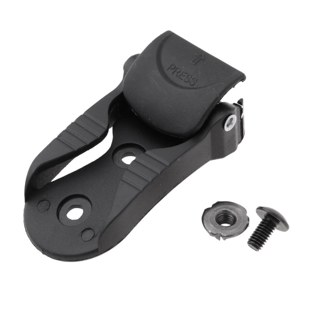 Inline Roller Skating Parts Outdoor Skate Shoes Buckles With Screw And Nut black