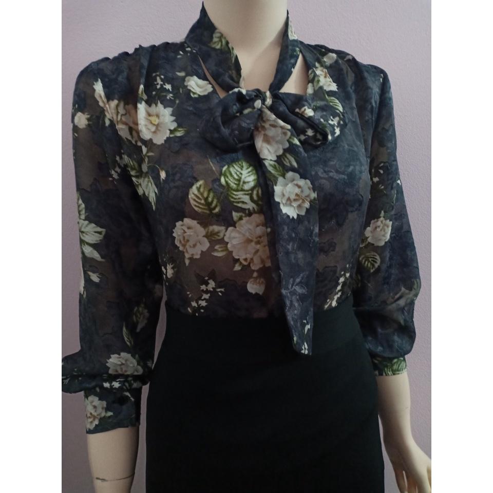 Áo kiểu nữ thắt nơ (ảnh thật) - đủ size 40-90kg