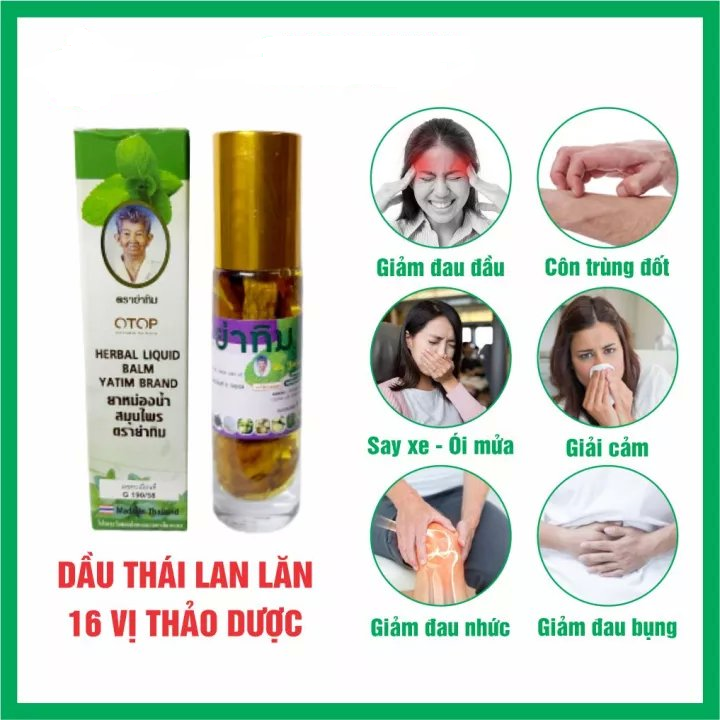Dầu lăn Yatim 16 vị