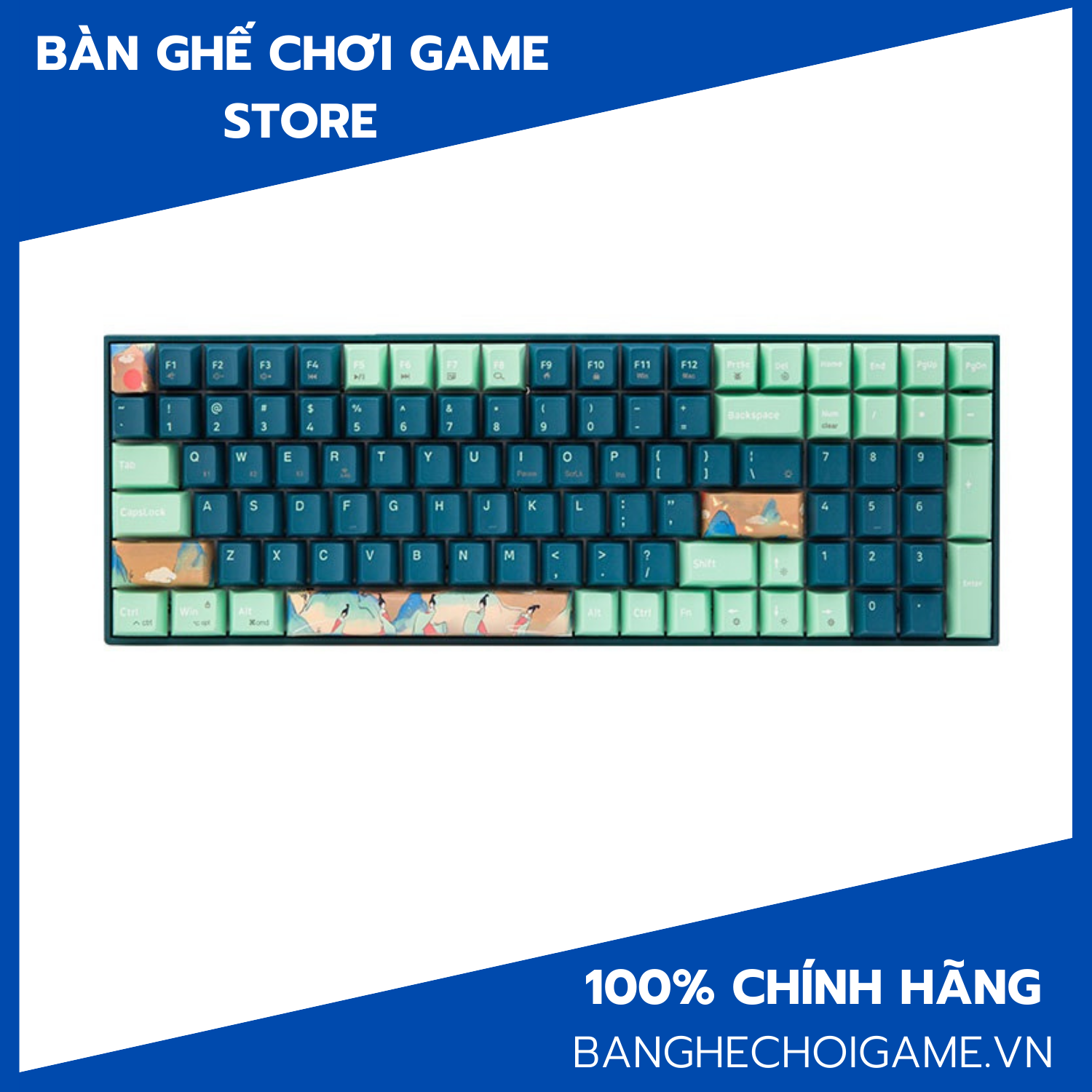 Bàn phím cơ không dây Newmen GM1000 Spring Non Nước Hữu Tình - Hàng chính hãng