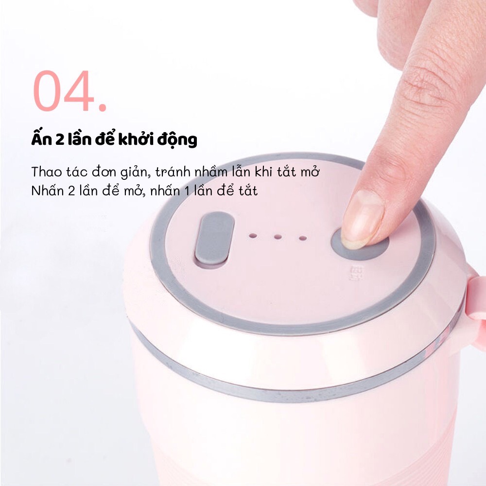 Máy Xay Sinh Tố Cầm Tay YOICE REKKY . máy xay sinh tố mini - Hàng Chính Hãng