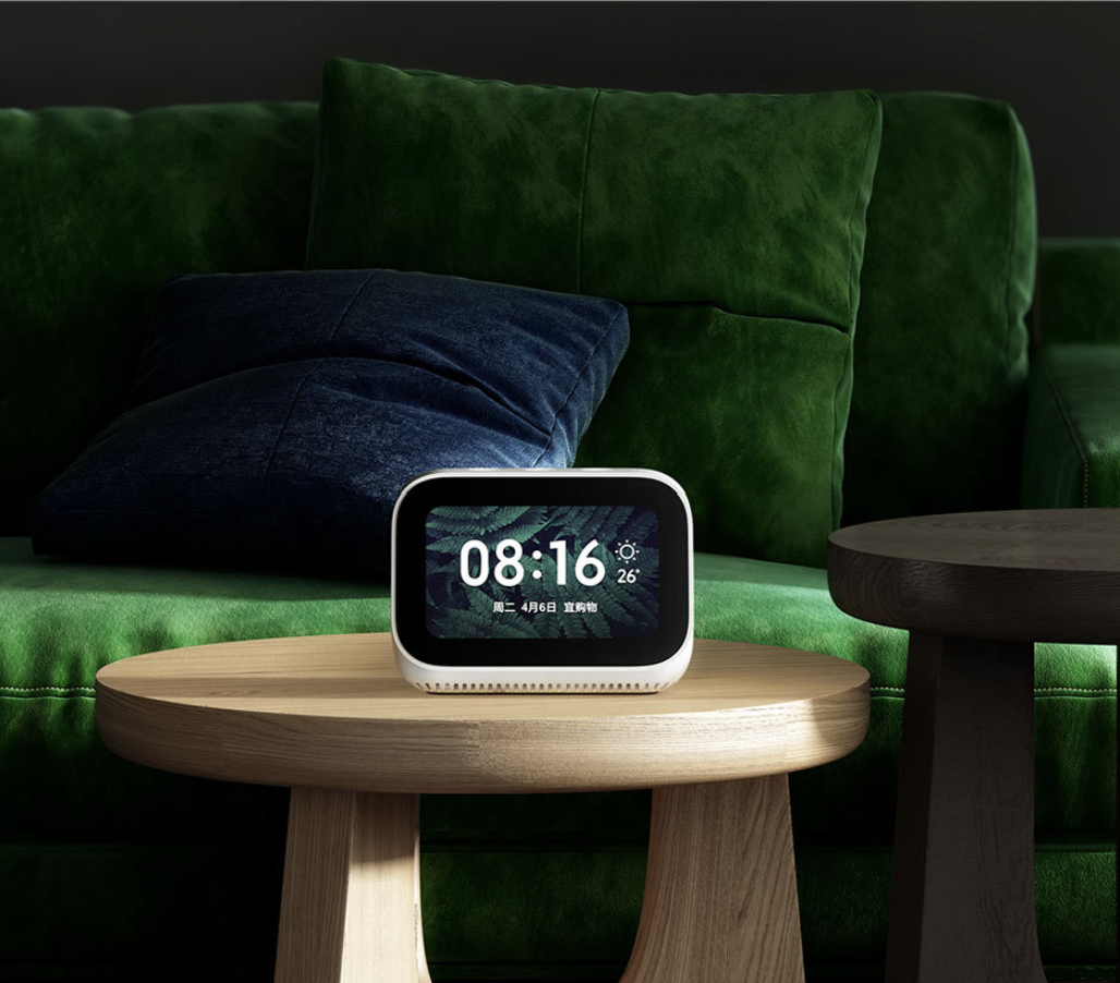 Loa Bluetooth Kiêm Đồng Hồ XIAOMI Mi Smart Clock Thông Minh Kiêm Camera Nghe Radio, Podcast, Trợ Lý Ảo Google Kết Nối App Thông Minh - Hàng Chính Hãng