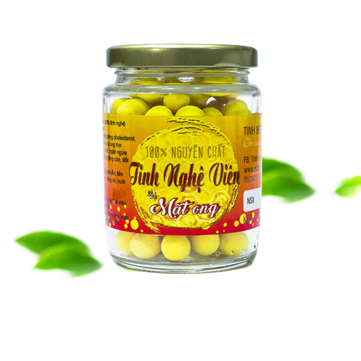 Tinh Nghệ Viên Mật Ong Nguyên Chất Vũ Gia (100gr/hũ)