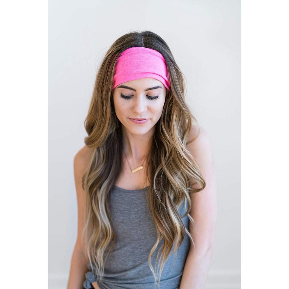 Băng đô thể thao cotton headband nam nữ co giãn thấm hút mồ hôi vô cùng tiện dụng bản 9.5cm PK11