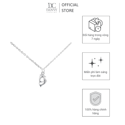 Dây Chuyền Có Mặt Danny Jewelry Bạc 925 xi Rhodium DM151