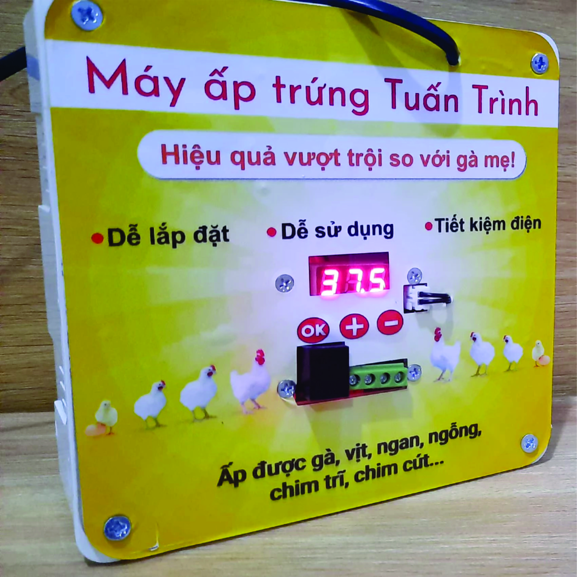 Máy ấp trứng cho gà vịt ngan ngỗng
