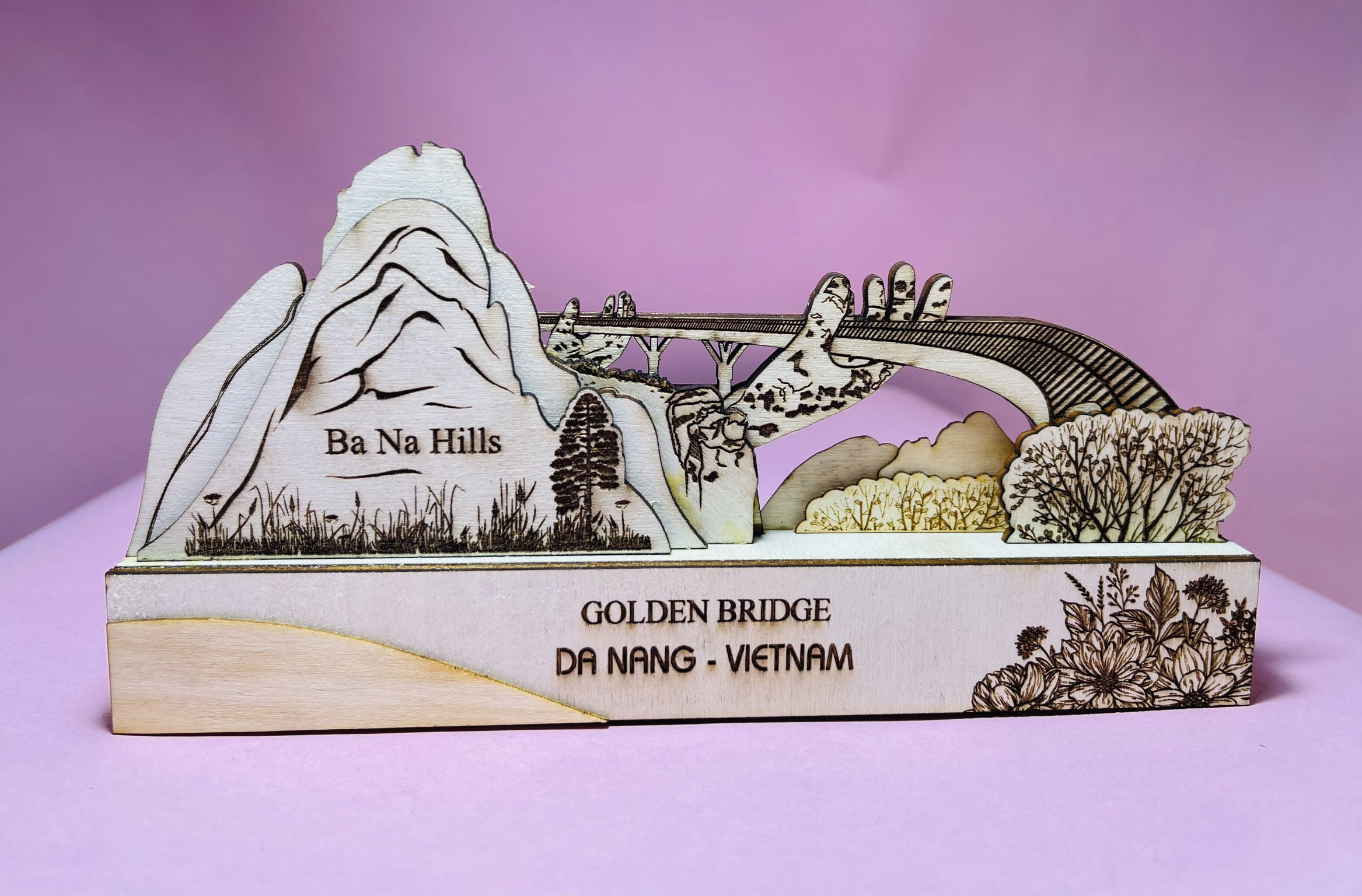 Mô Hình Cầu Vàng CONOMI Souvenirs