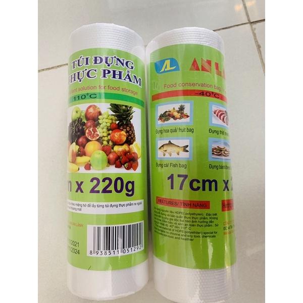 Cuộn 200 Túi Đựng Thực Phẩm An Lành 17x25cmx220g ( khoảng 200 túi) An Toàn Tiện Lợi