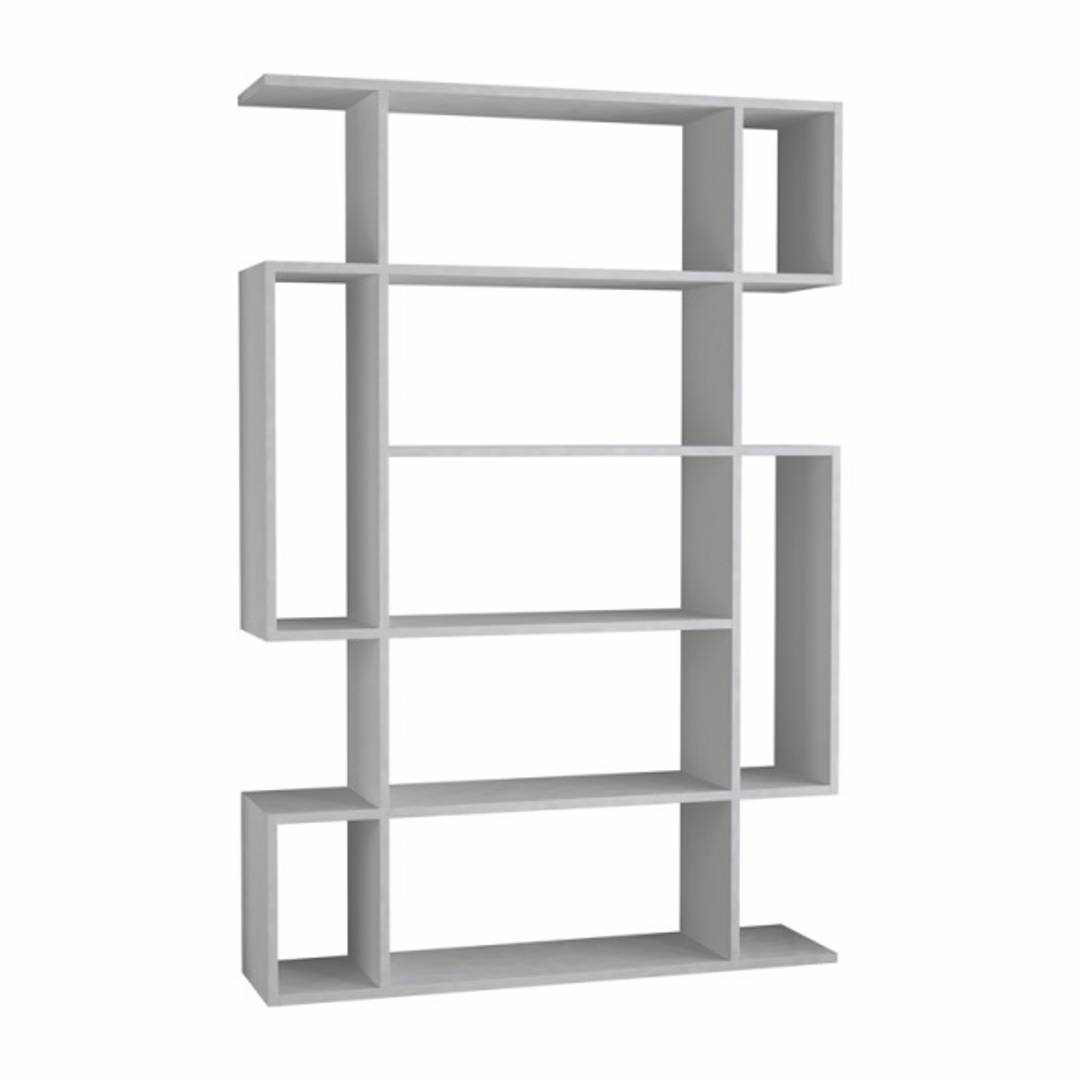 Kệ sách gỗ hiện đại SMLIFE Blairs | Gỗ MDF dày 17mm chống ẩm | D100xR28xC160cm - Màu