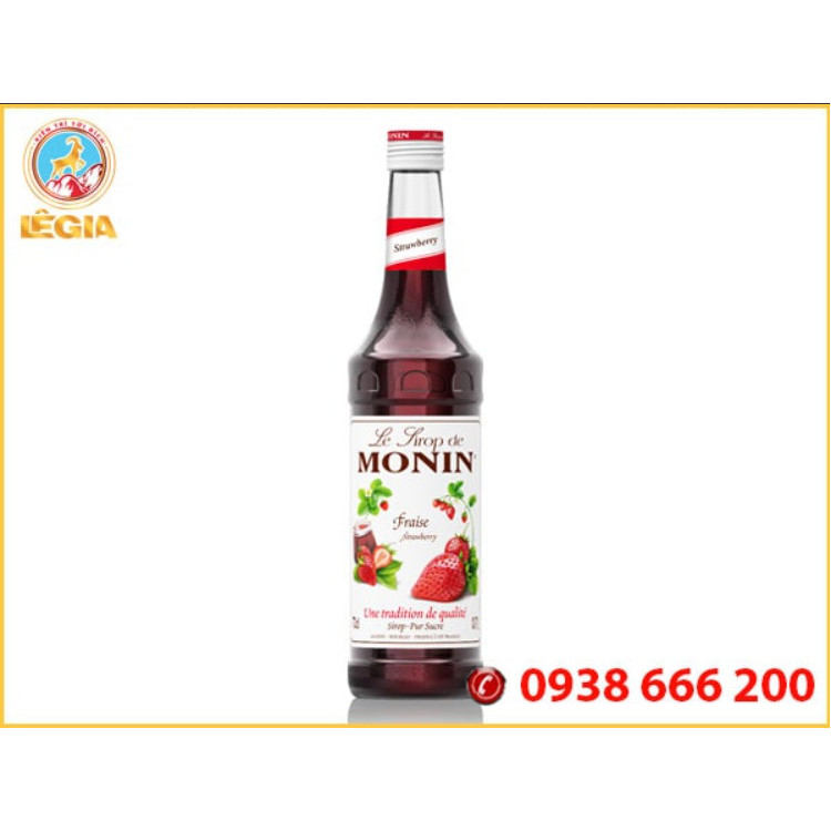 Siro MONIN Dâu 700ml (MONIN STRAWBERRY SYRUP)