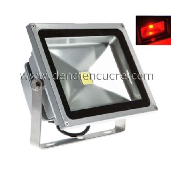 Đèn pha led ngoài trời 50W đỏ