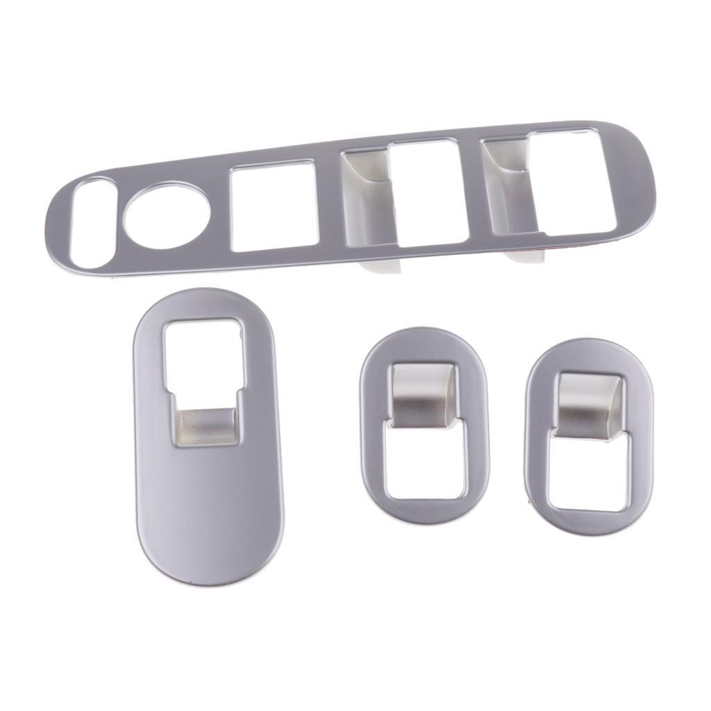 High Quality 4Pcs Car Inner Window Switch Cover Handle for Honda Vezel 14/15