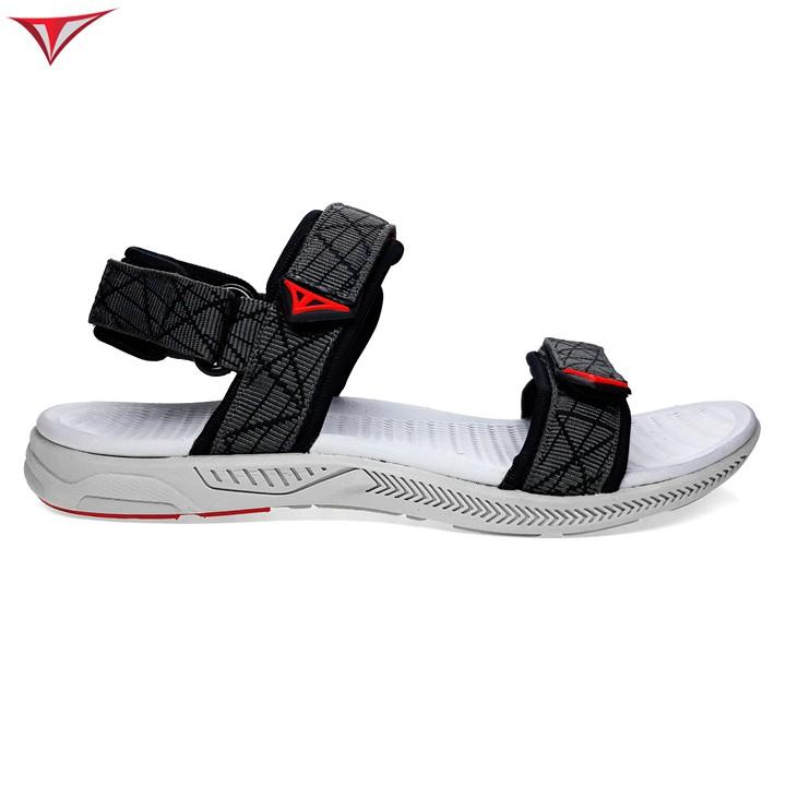 Giày Sandal Nam Việt Thủy Quai Ngang Xám - VT03