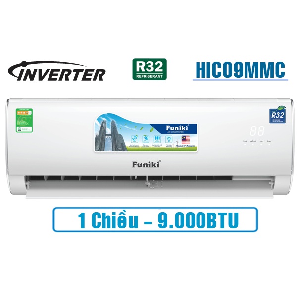 Điều hòa Funiki Inverter 9000 1 chiều HIC09MMC - Hàng chính hãng