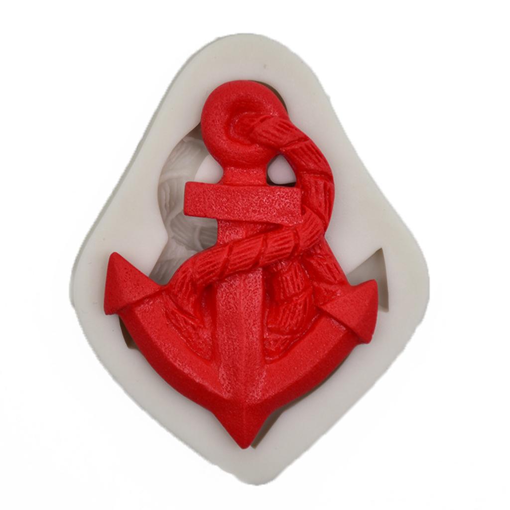 Anchor Silicone Mould DIY Bake Mold Boat Cake Chocolate Baking Sugarcraft