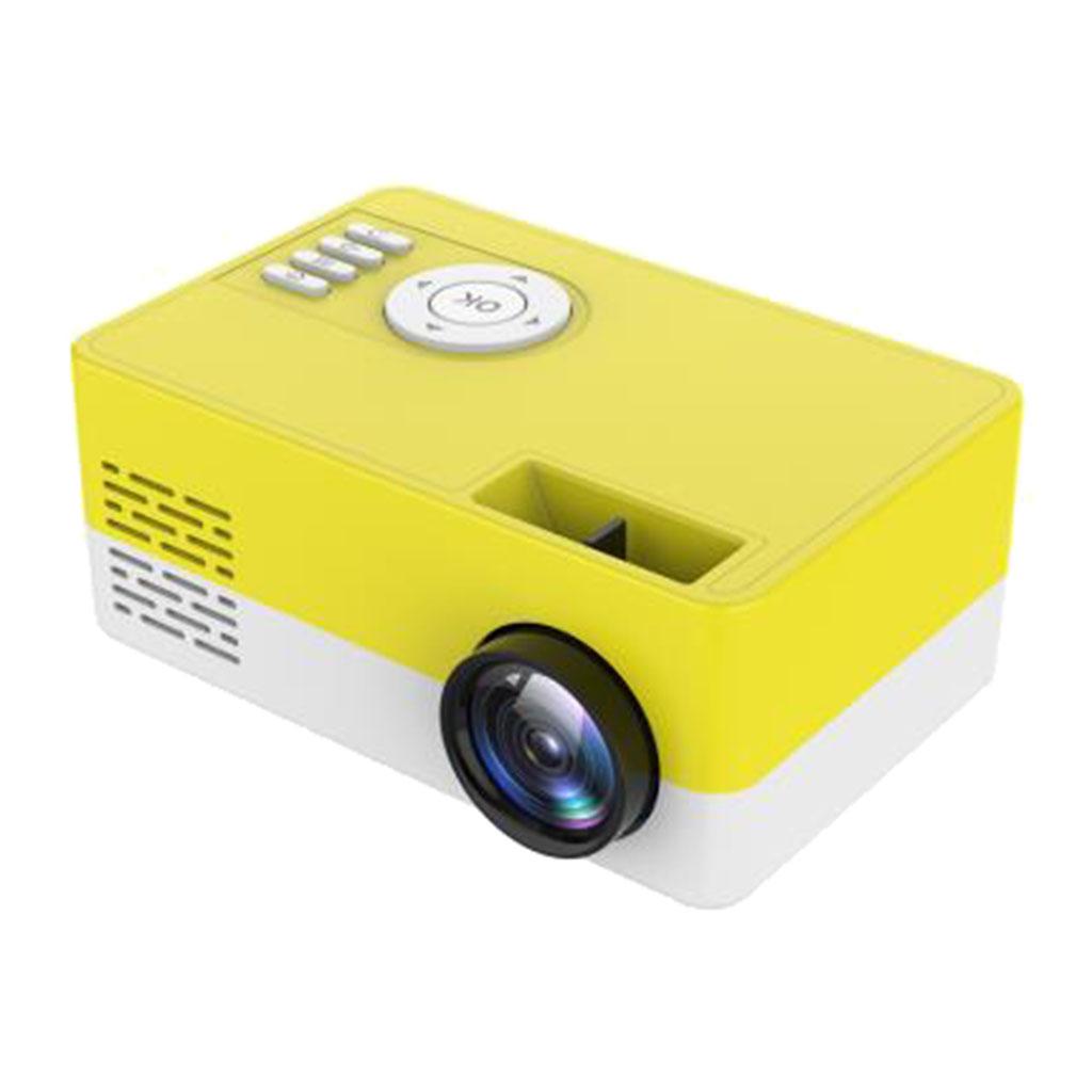 Mini Projector LED HD 1080P Home Movie Theater 20-60" Image US Plug