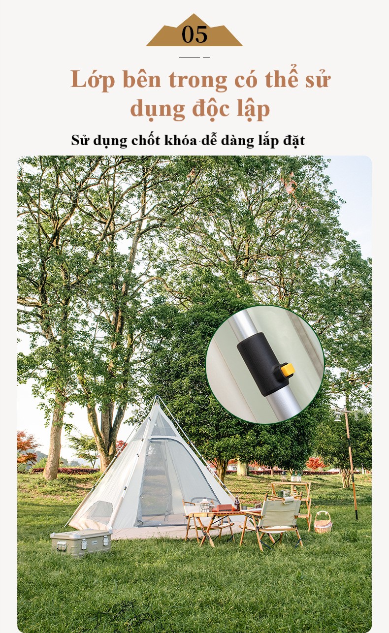 Lều tháp tự bung 2 cửa BSW-ZL067 (230*320*215cm)