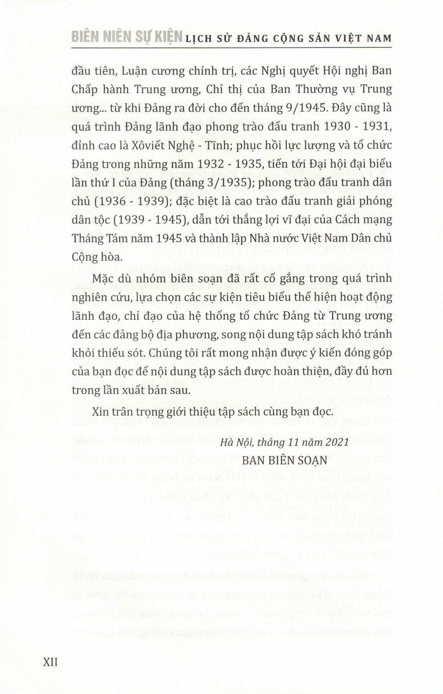 Combo Biên Niên Sự Kiện Lịch Sử Đảng Cộng Sản Việt Nam (1930 - 2000) 7 tập  - Bìa cứng