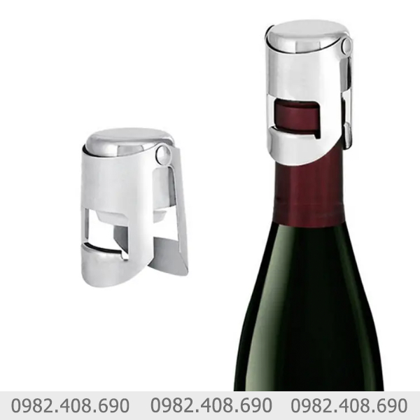 Nắp đậy chai rượu Champagne inox