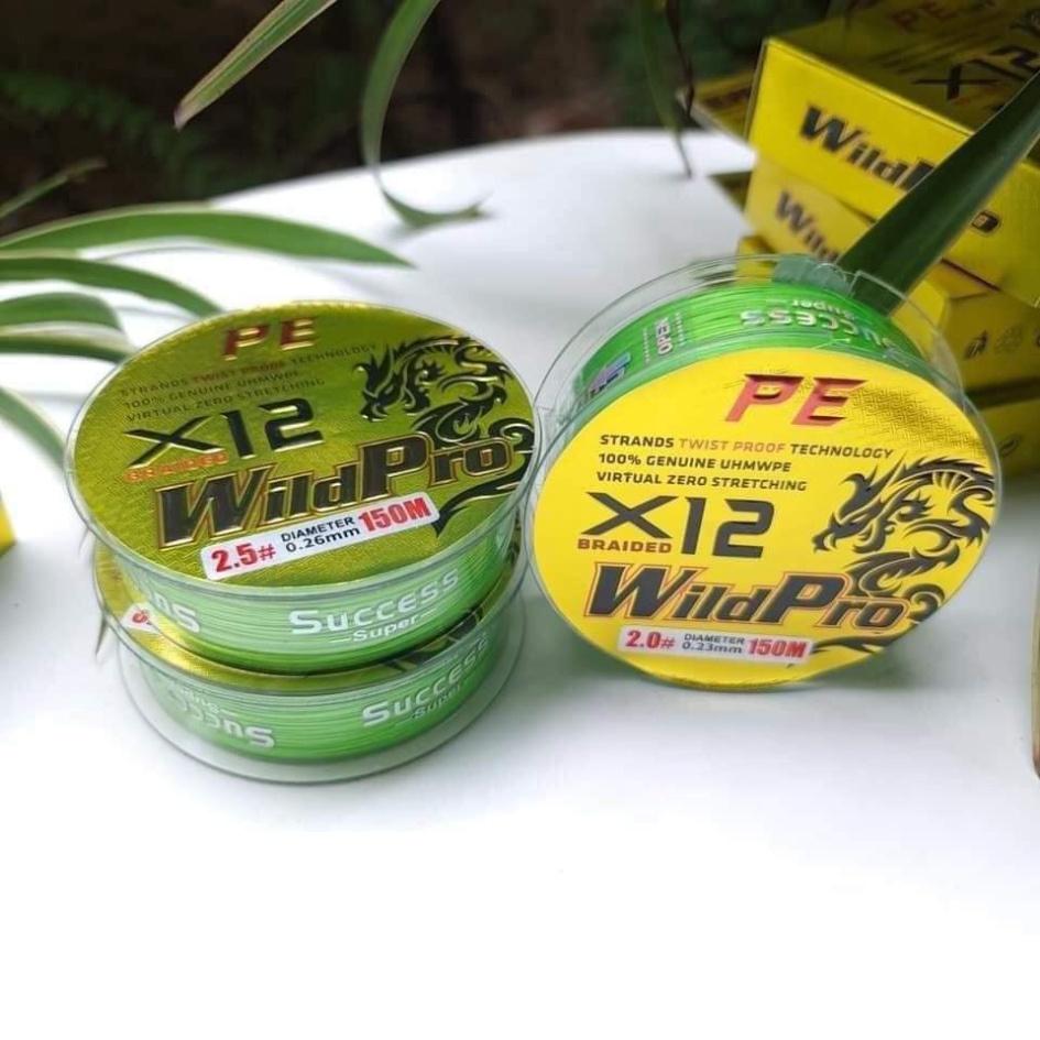 sale to Dù PE Lure X12 Wild Pro 150 Mét THẾ GIỚI ĐỒ CÂU LURE 68 Dù Câu Lure Lóc Chuyên Nghiệp ( sale xả hàng ) - xả hàng