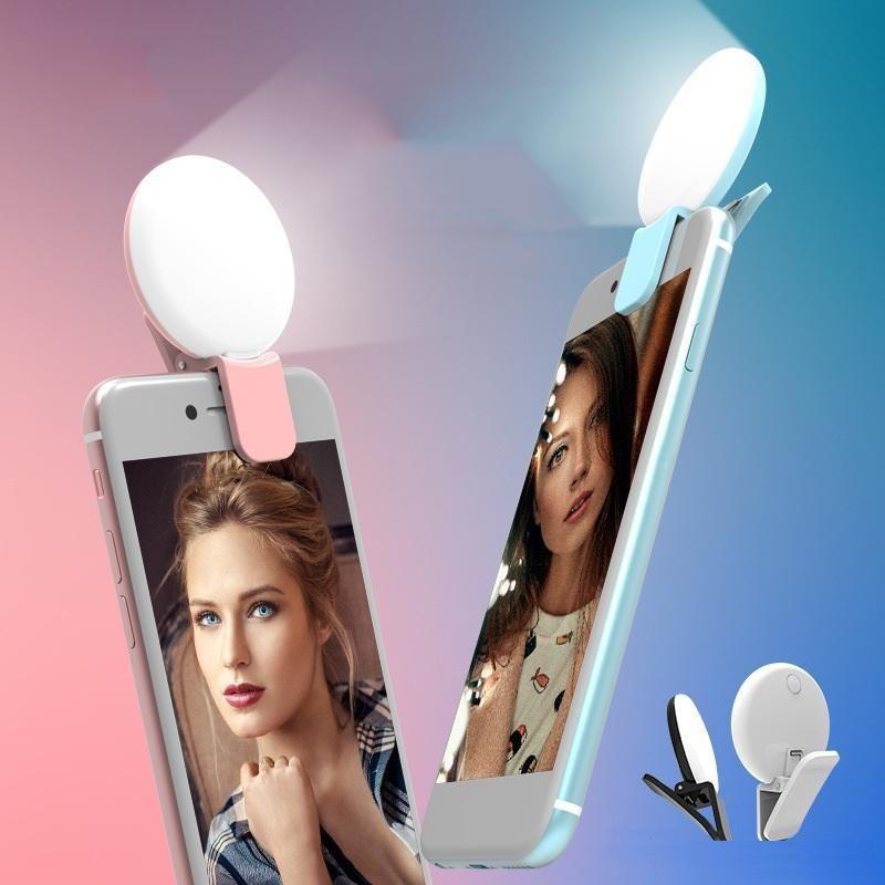 Đèn Led tròn kẹp điện thoại hỗ trợ chụp selfie cực đẹp