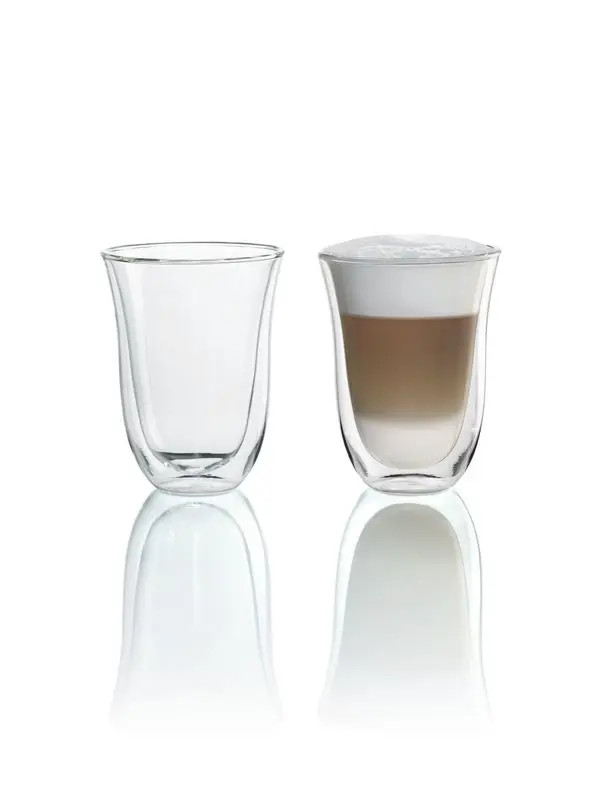 [Hàng chính hãng] Bộ 2 ly thủy tinh Latte, Macchiato DeLonghi (330ml)