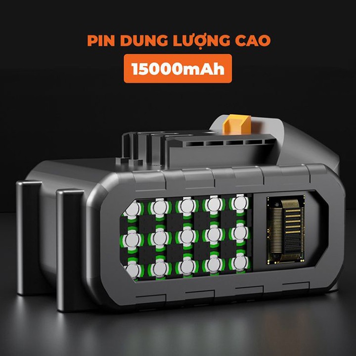 Máy cắt cỏ, tỉa cành cầm tay LAPUSEN pin khủng 15000mah, động cơ mạnh 1800w