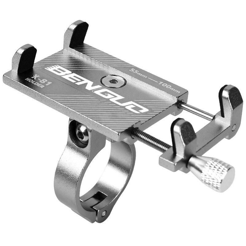 Aluminum Alloy Bicycle Mobile Phone Holder For iPhone Xiaomi Bike Handlebar GPS Mount Bracket Racks For Motorcycle Bike Bicycle