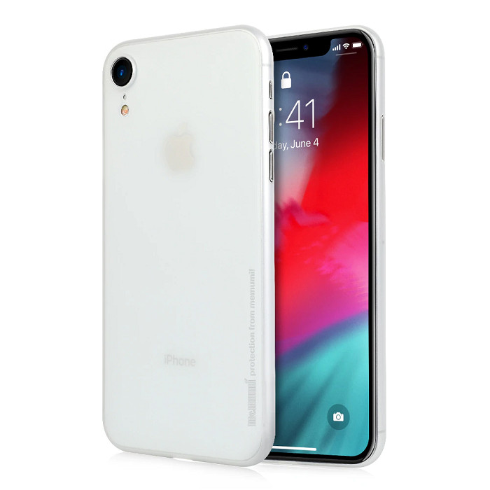 Ốp Lưng Lụa Dành Cho Iphone Xr Chính Hãng Memumi Siêu Mỏng 0.3Mm - Trắng
