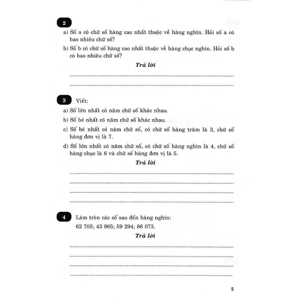 Sách - Vở Bài Tập Nâng Cao Toán Lớp 4 - Tập 1 - Bám Sát SGK Chân Trời Sáng Tạo - Hồng Ân