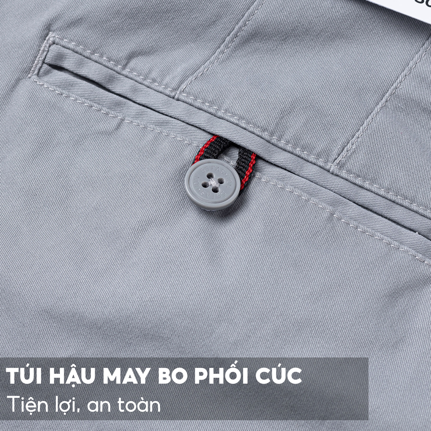Quần Short Kaki Nam 5S, Chất Cotton Cao Cấp, Thiết Kế Basic, Trẻ Trung, Lịch Lãm (QSK23012)