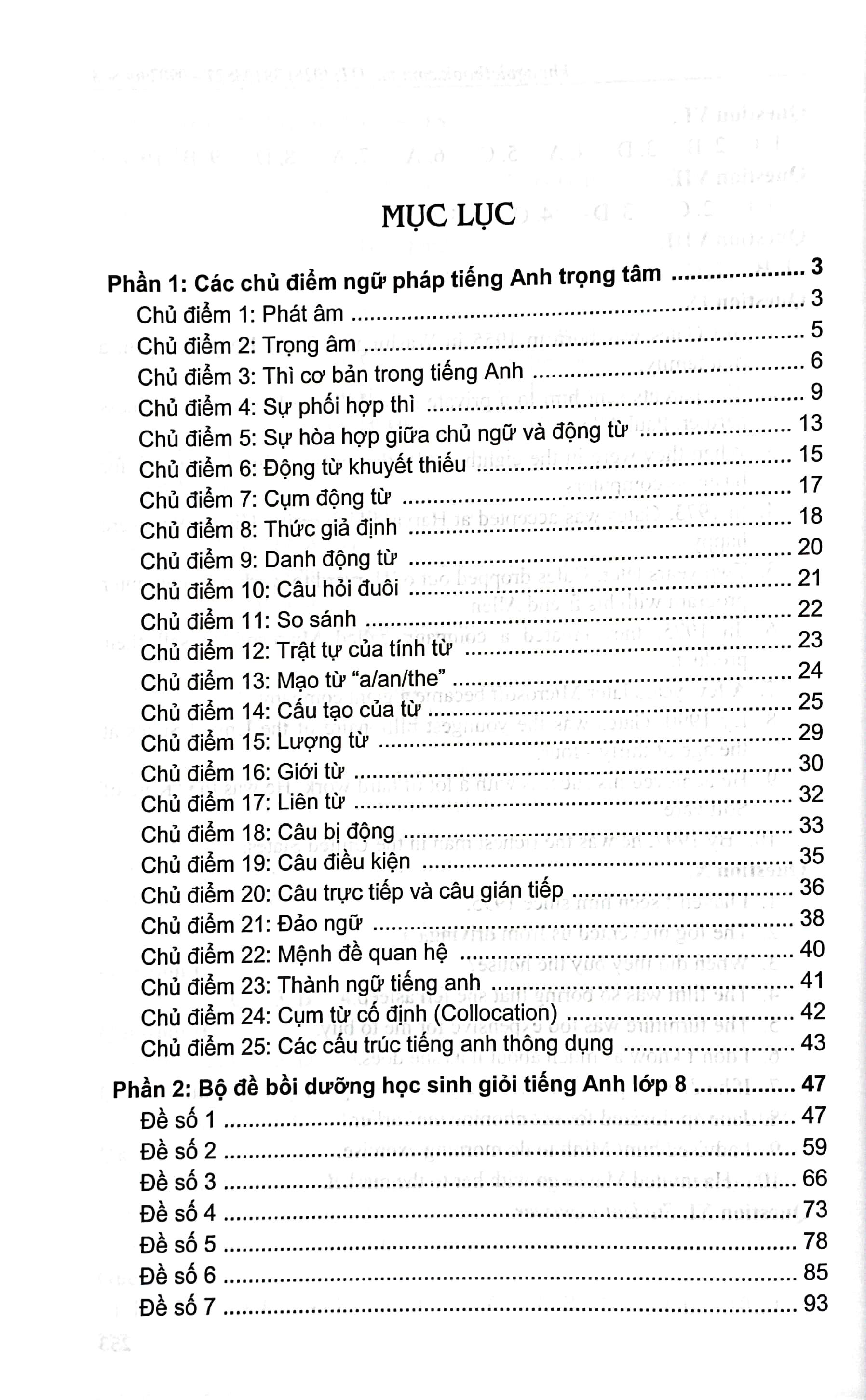 Bồi Dưỡng Học Sinh Giỏi Tiếng Anh 8
