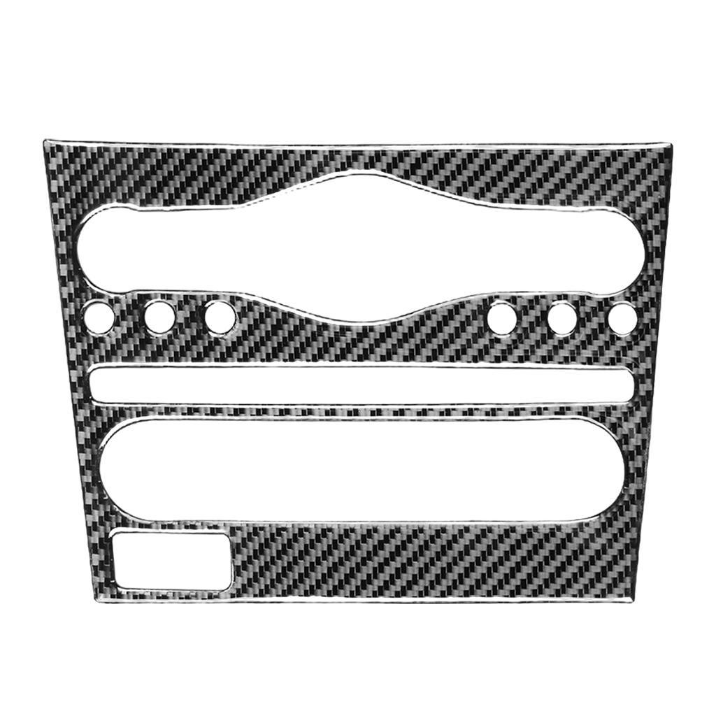 Radio Console Panel Cover Trim Carbon Fiber Replace for G37