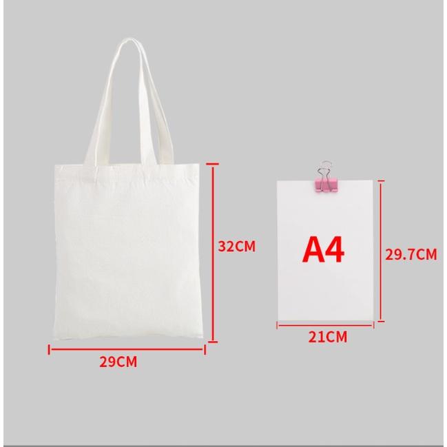 Túi vải canvas màu trắng nhiều kích thước Trương Gia Túi Vải - Túi Canvas