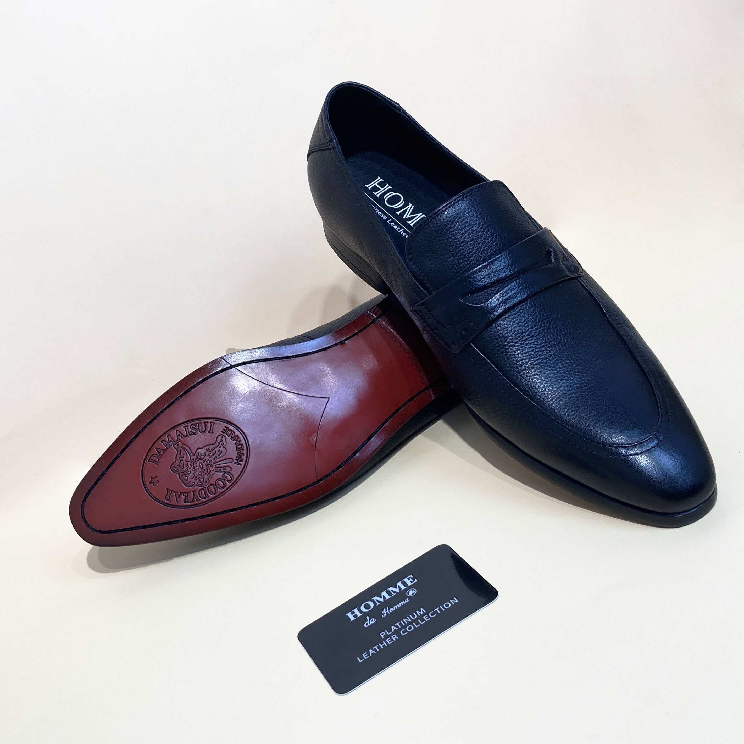 Giày Homme Bayswater - Penny Loafer Italian Leather Dress Shoes