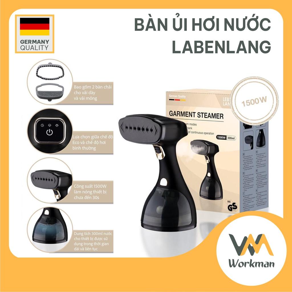 Bàn Ủi Hơi Nước Cầm Tay Lebenlang - Công Suất 1500W - Bảo Thành 24 Tháng