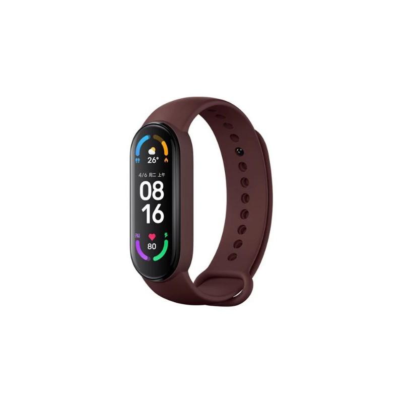 Dây Đeo Cao Su Thay Thế Cho Xiaomi Mi band 6 Siêu Mềm