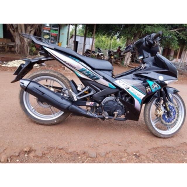 Tem exciter 150 Y15ZR xanh ngọc crom