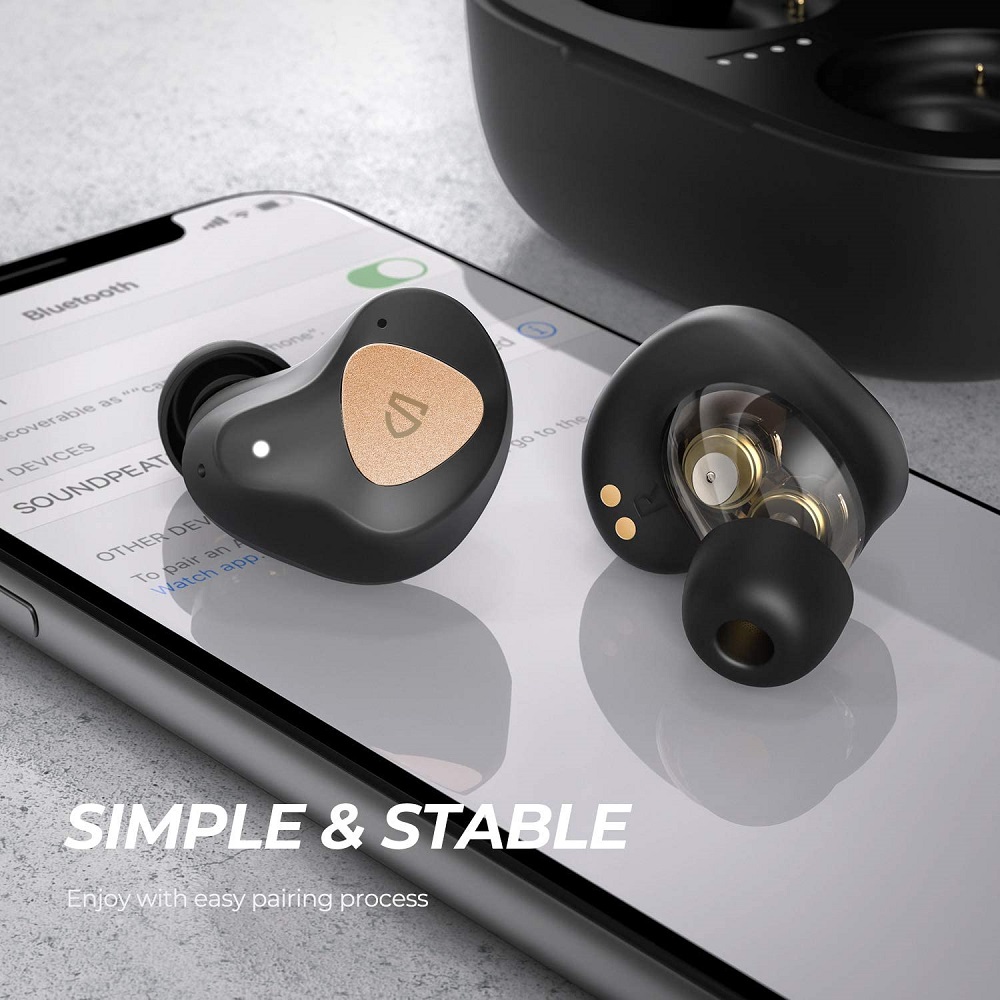 Tai nghe SoundPeats True Wireless Truengine 3SE Bluetooth v5.0 - Hàng nhập khẩu