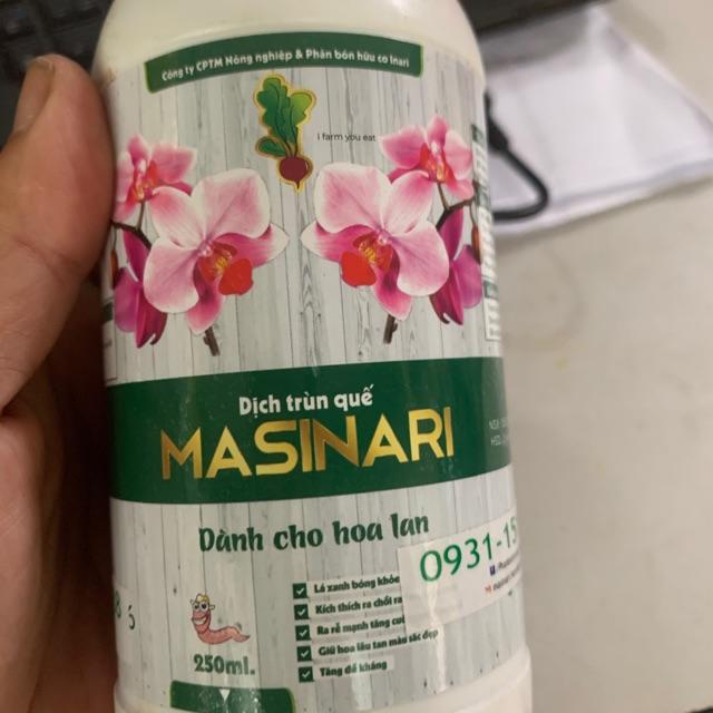 Dịch trùn quế 250ml chuyên cho hoa lan