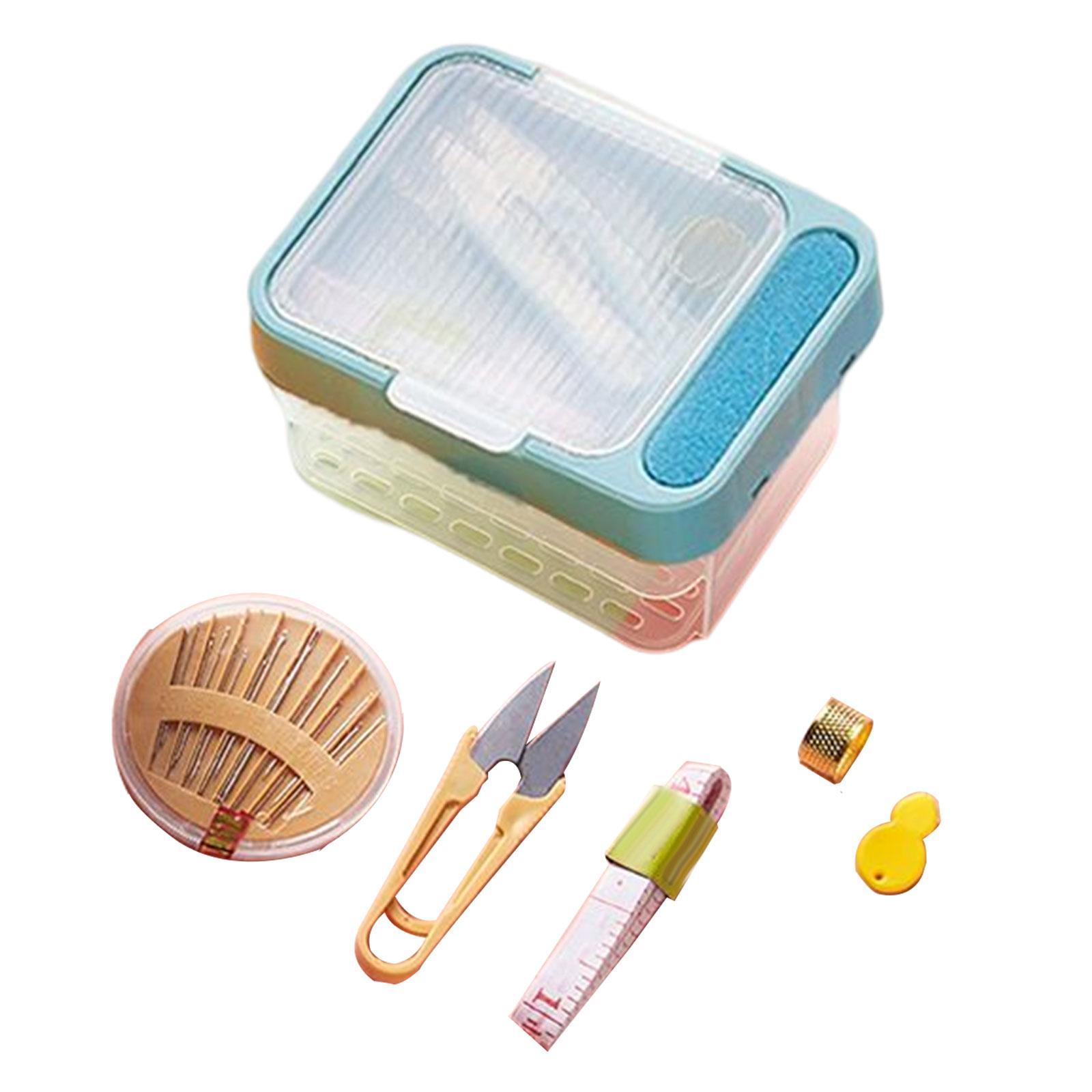Sewing Kit with Two Layer Drawer Essential Basic Sewing Kit Compact