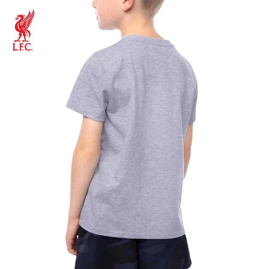 Áo thun tay ngắn thể thao trẻ em Lfc Int Jnr Camo Navy - A15744