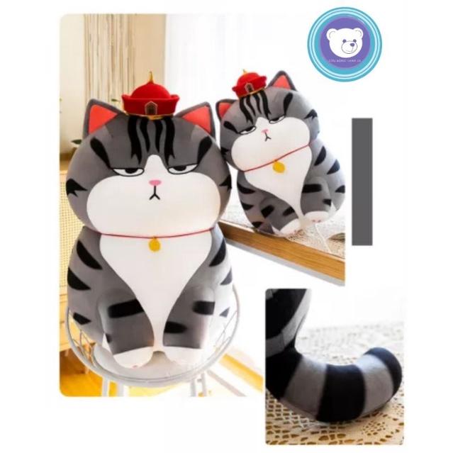 Gấu bông - Gấu Mèo Hoàng Thượng ngồi size bé - Gấu Bông Hana