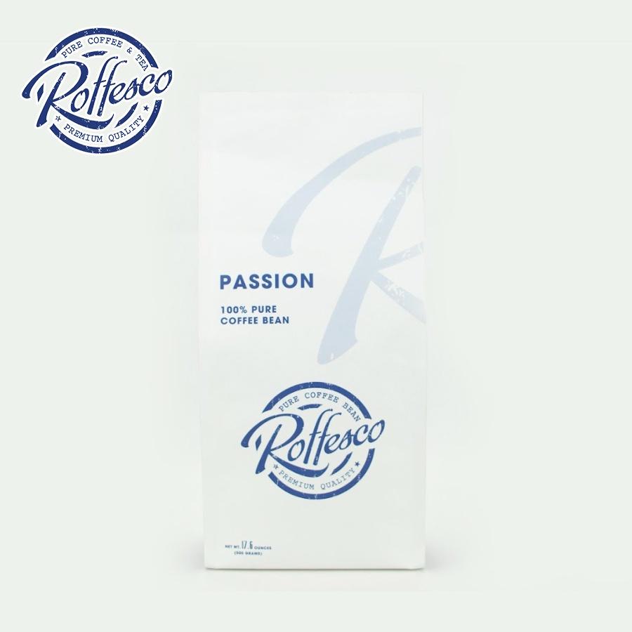 Cà Phê Nguyên Chất Pha Phin PASSION ROFFESCO Robusta Honey Hương Vị Đậm Đà Giúp Tỉnh Táo Tràn Đầy Năng Lượng Gói 150g