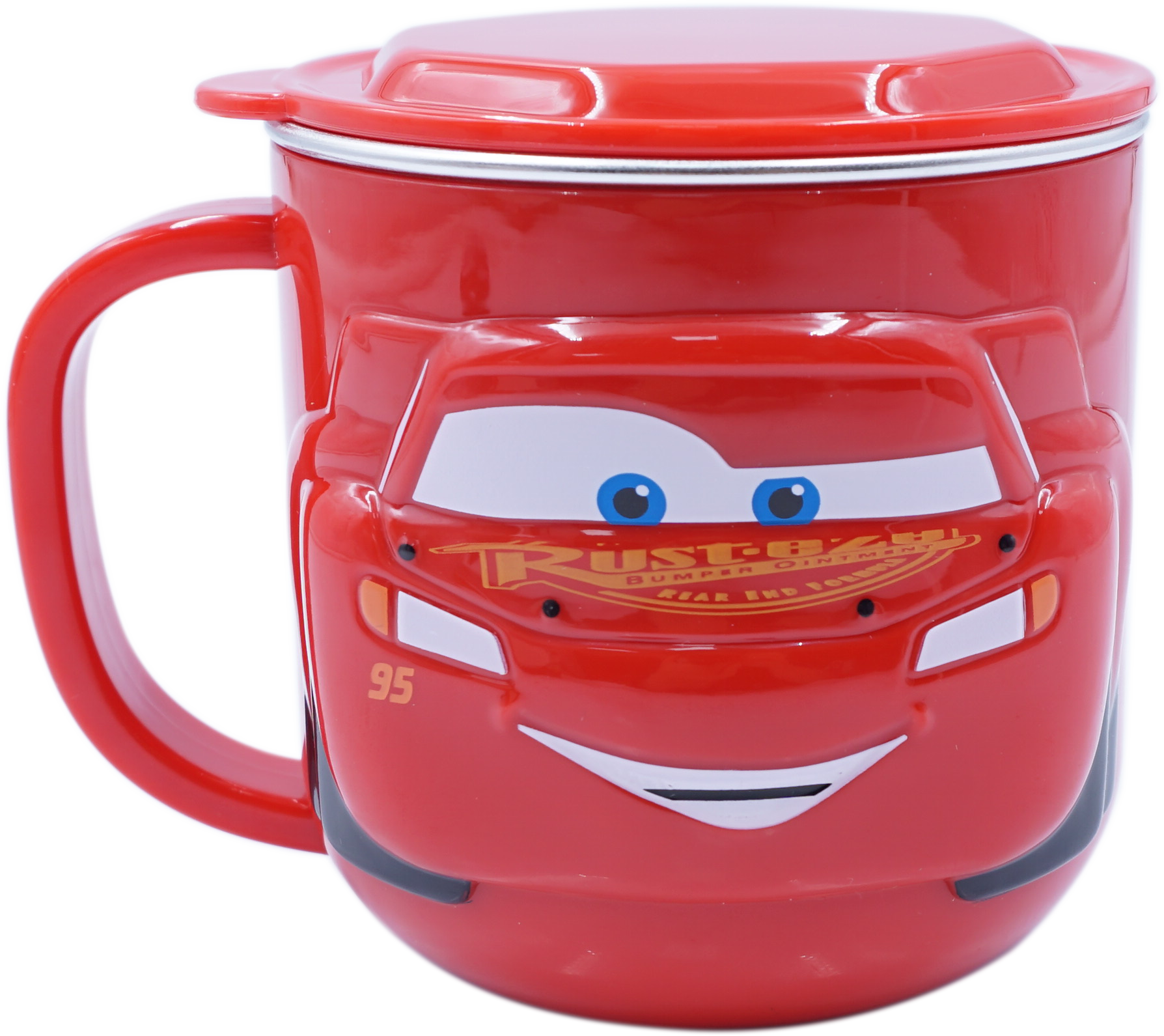 Ly giữ nhiệt Disney có nắp hình Cars nổi 3D cho bé 260ml - LYCARS