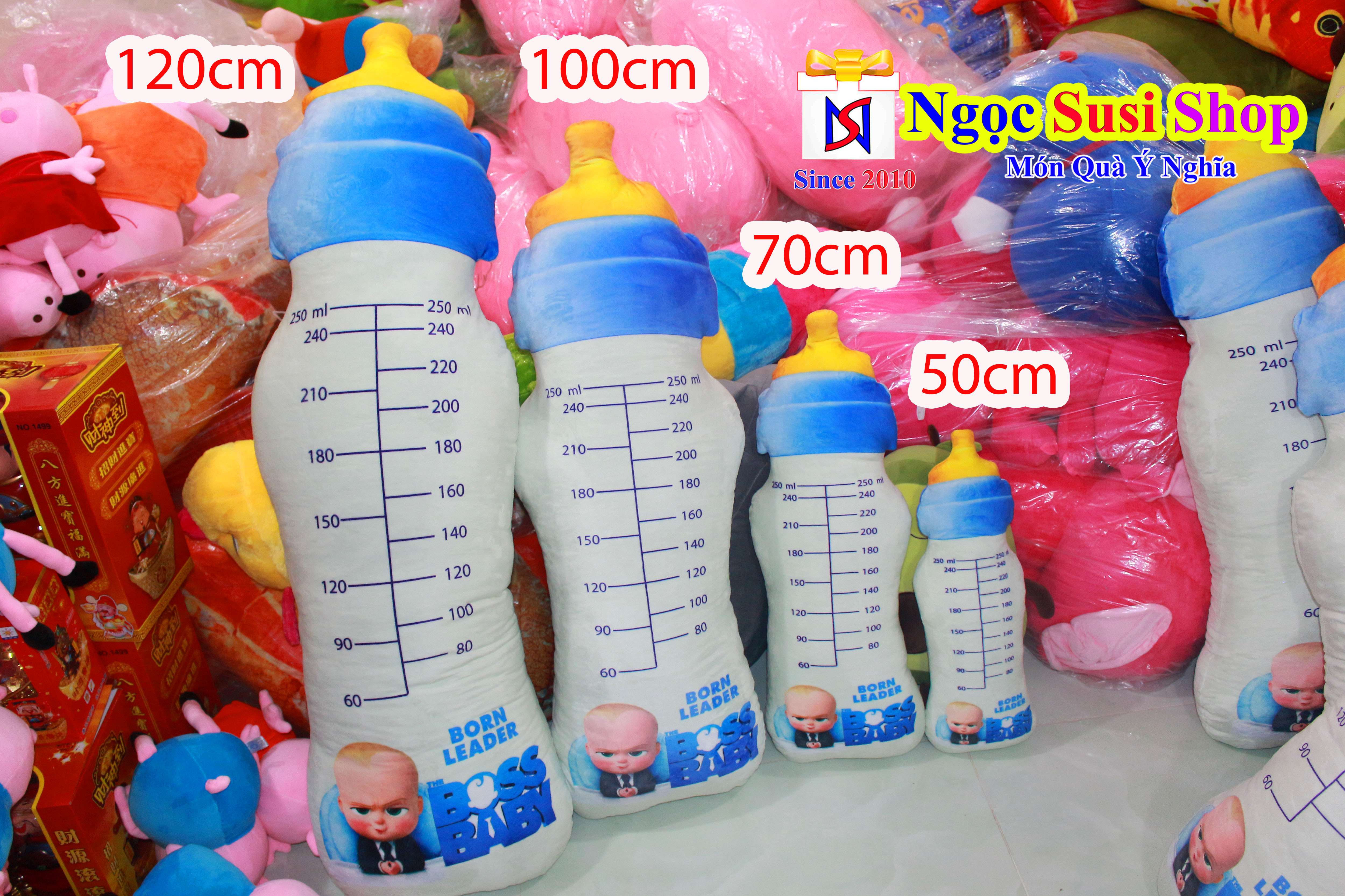 Gối Ôm Bình Sữa 3D Cho Bé Size Đại SIZE 1M